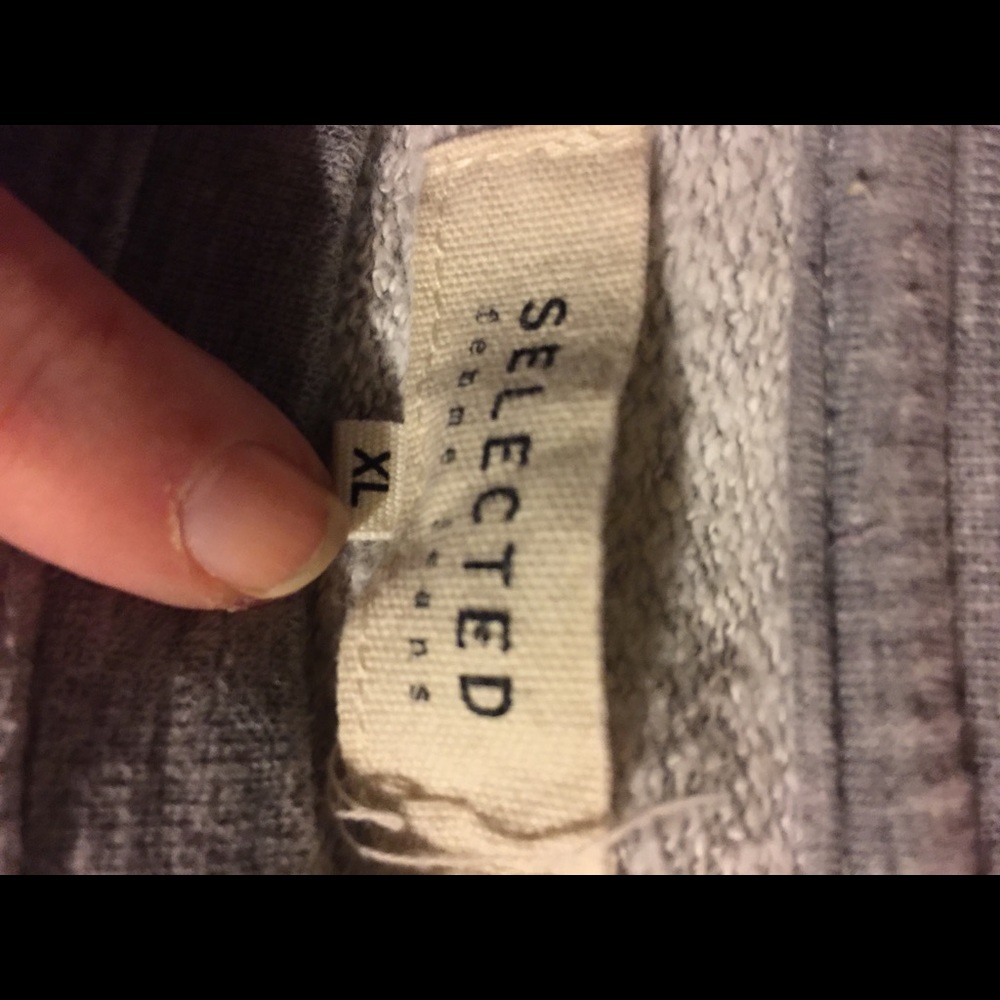 Selected Femme REVOLUTION Grey  Crop Sweatshirt XL - Picture 4 of 6